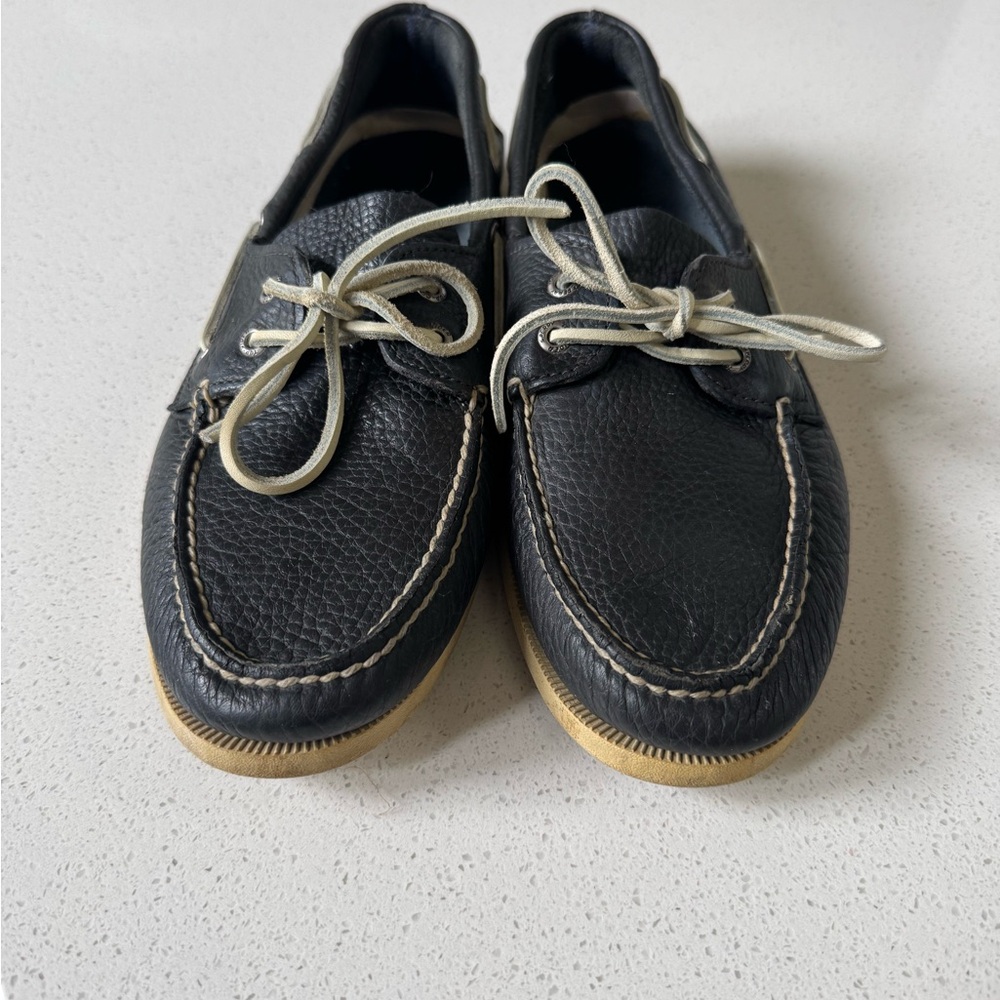 Sperry top siders navy leather 11.5